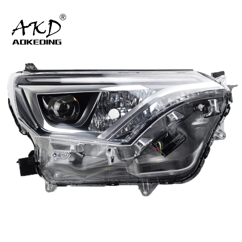 

AKD Car Model Head Lamp for Toyota RAV4 Headlights 2017-2018 Rav4 LED Headlight OEM Design DRL Hid Bi Xenon Auto Accessories