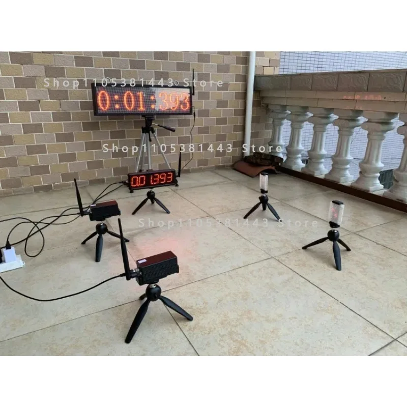Racing wireless timer trai-ning sprint physical fitness te-st sports timing remote large screen synchronous display