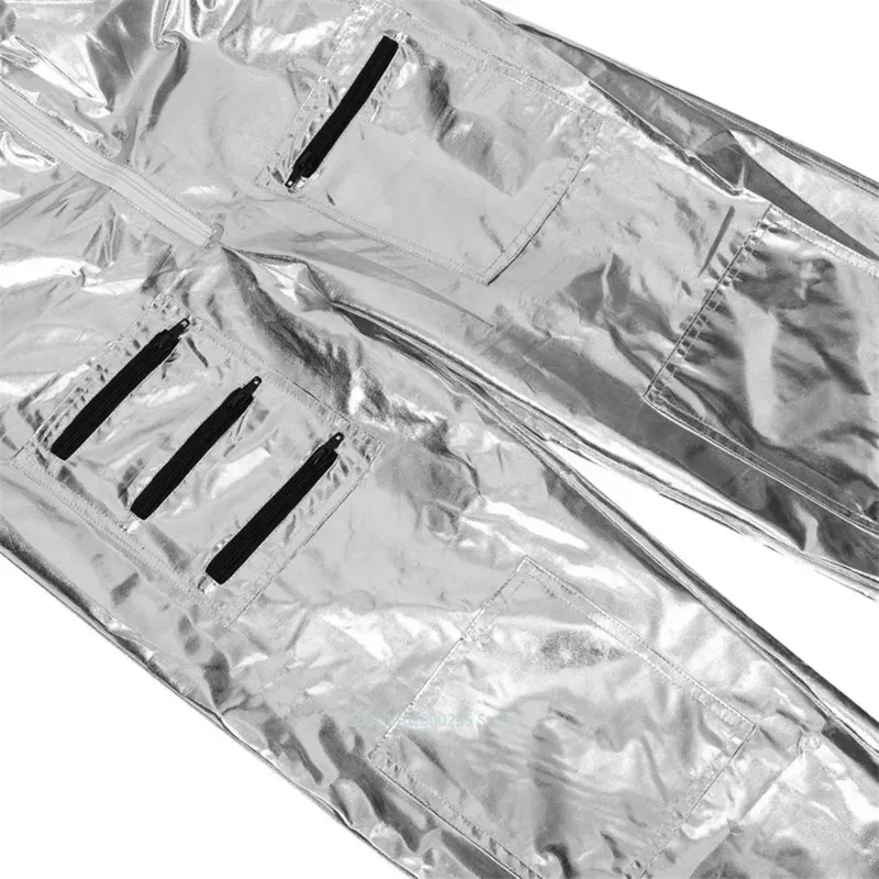 Bambini Adulti Spaceman Tuta Volo Astronauta Tuta Costume Cosplay Uniforme unisex Halloween Dress Up Regalo Tuta spaziale