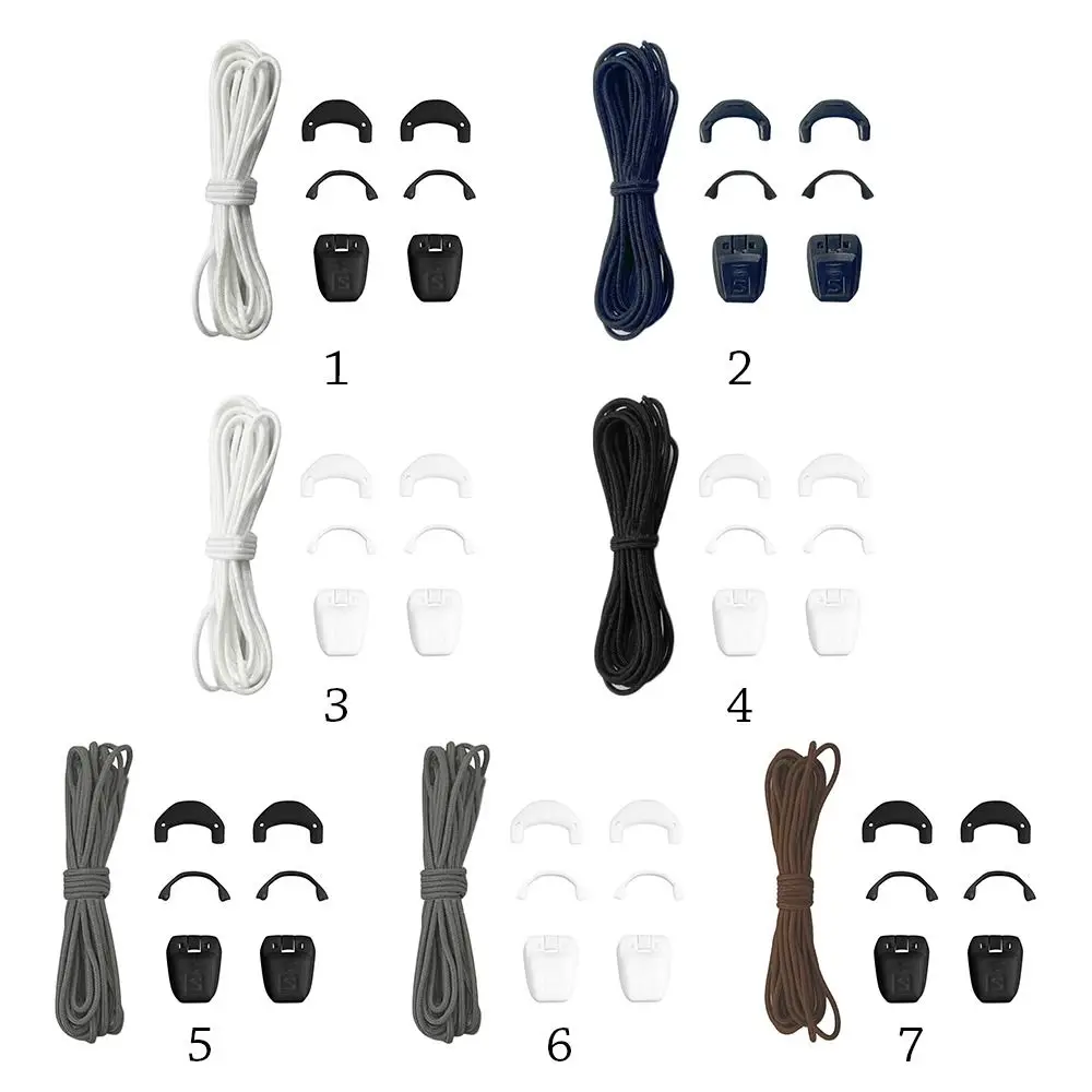 طقم دانتيل سريع من القماش الناعم، كاجوال ملون بدون أربطة أحذية بدون ربطة عنق، أربطة أحذية قماشية، أحذية رياضية #2