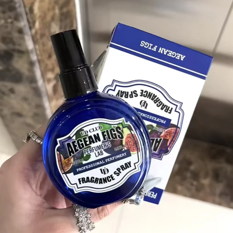 

Брендовый спрей для ткани с ароматом инжира, стойкая свежесть, устраняет запах с одежды, спрей для сладких фруктов, портативный освежитель духов, 100 мл