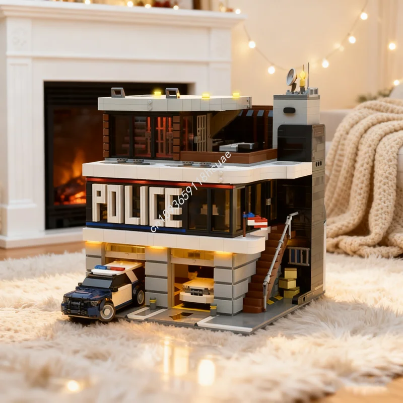 2743pcs MOC Police Department Executive Edition Model Building Toys Blocks Assemble Festivals Gift DIY Idea Education Brick
