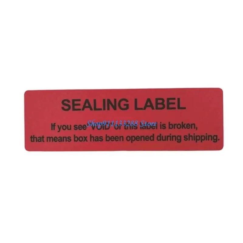 G88D Void Tamper Proof Security Seals With Void Printed When Removed For Packaging