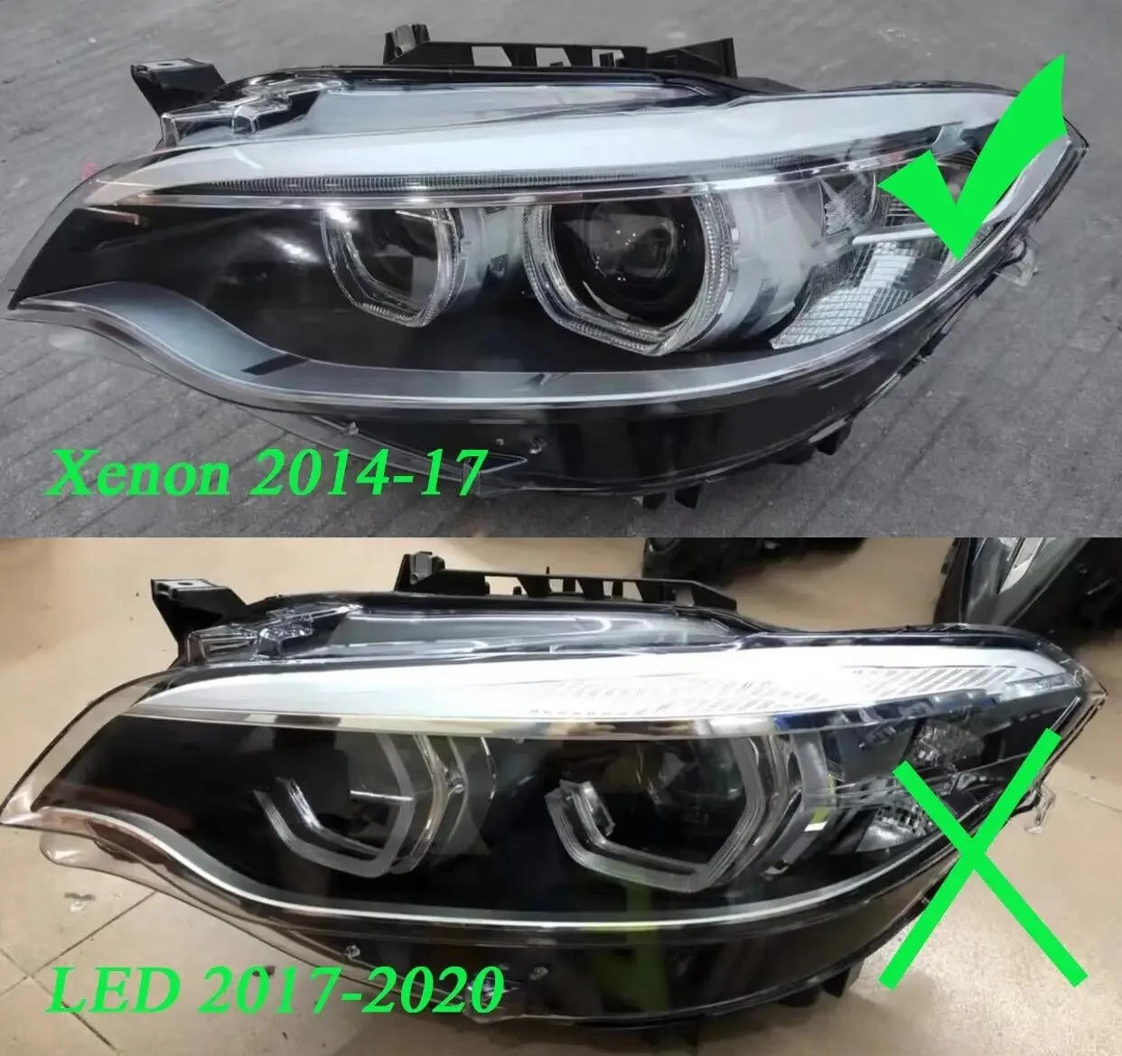 Icedriv for BMW M2 F87 M2C 2 series Lemon CSL Yellow DRL RGB multicolor LED boards F22 F23 daytime running lights RGBW Amber