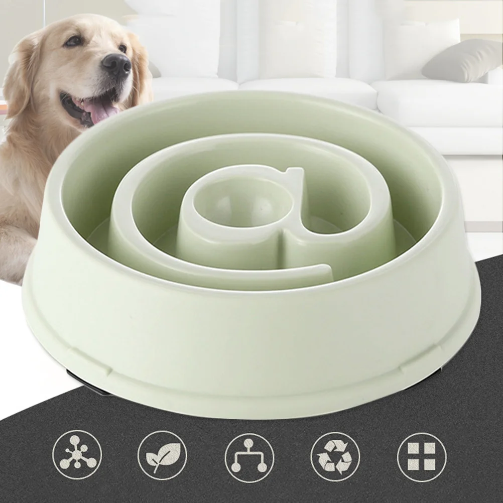 

Slow Feed Pet Bowl Round Non-Slip Dog Feeder For Puppy Cats Durable Lightweight Travel Bowl Anti-Choke Feeding Dish