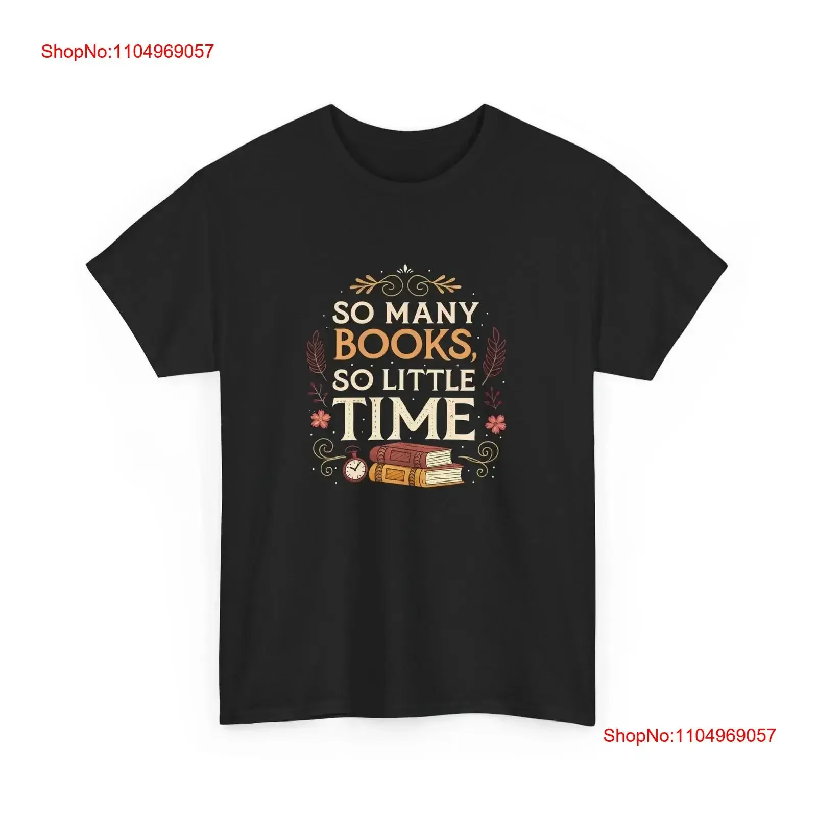 

SO MANY BOOKS LITTLE TIME T Shirt Book Lover Design vintage Washed Unisex fashion Top For Everyday Wear Slightly graphic