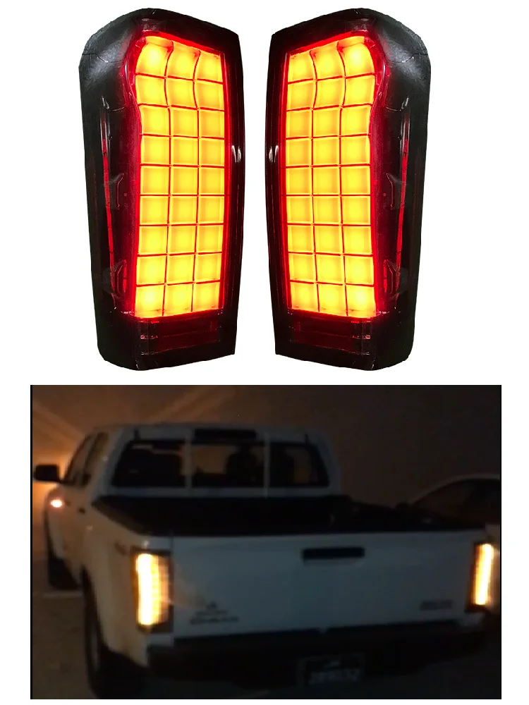 HIGH QUALITY FULL LED REAR LIGHTS TAIL LAMPS WITH TURN SIGNAL BRAKE LED LIGHTS FIT FOR ISUZU D-MAX DMAX 2012-2019 PICKUP LAMP