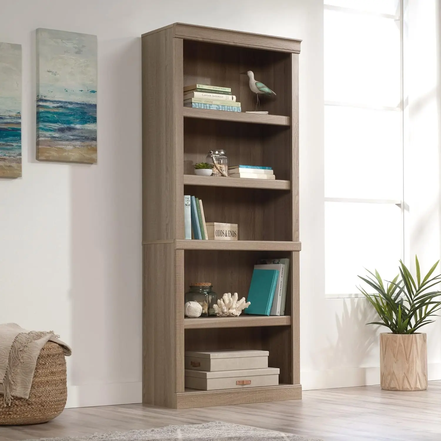 72H 5-Shelf Bookcas… - image