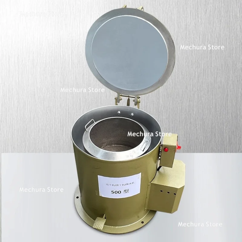 Industrial Centrifuge Dehydrator Spin Dryer Stainless Steel Metal Oil Remover Drying Machine Heating & Timing Spin-Dry Barrel JT