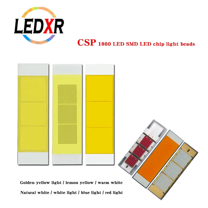 Wysoka moc 1800lm wysoka jasność CSP1860LED reflektor samochodowy ceramiczny chip koraliki do lampy ciepłe białe/naturalne białe/białe światło 10w/15w