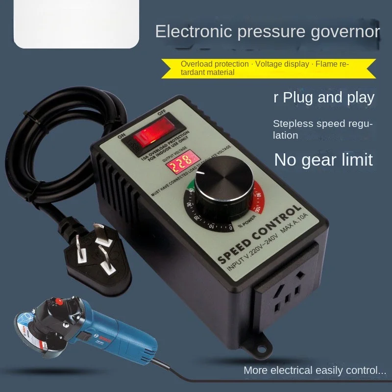 

Angle Grinder Governor Speed Controller Switch Hand Drill Polish Fan Stepless Electric Polish Stepless Regulation