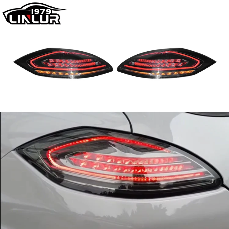

[1979ll] Car Rear Lights 2009-2013 970.1 Tail Lights Upgrade to 2016 Style Led Taillights for Porsche Panamera 970 970.1