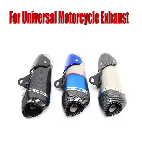 Universal 51mm Motorcycle Exhaust YOSHIMURA ALPHA Muffler With DB Killer For Honda R3 MT07 FZ1 R6 R15 ZX6R ZX10 CBR300 GSXR1000