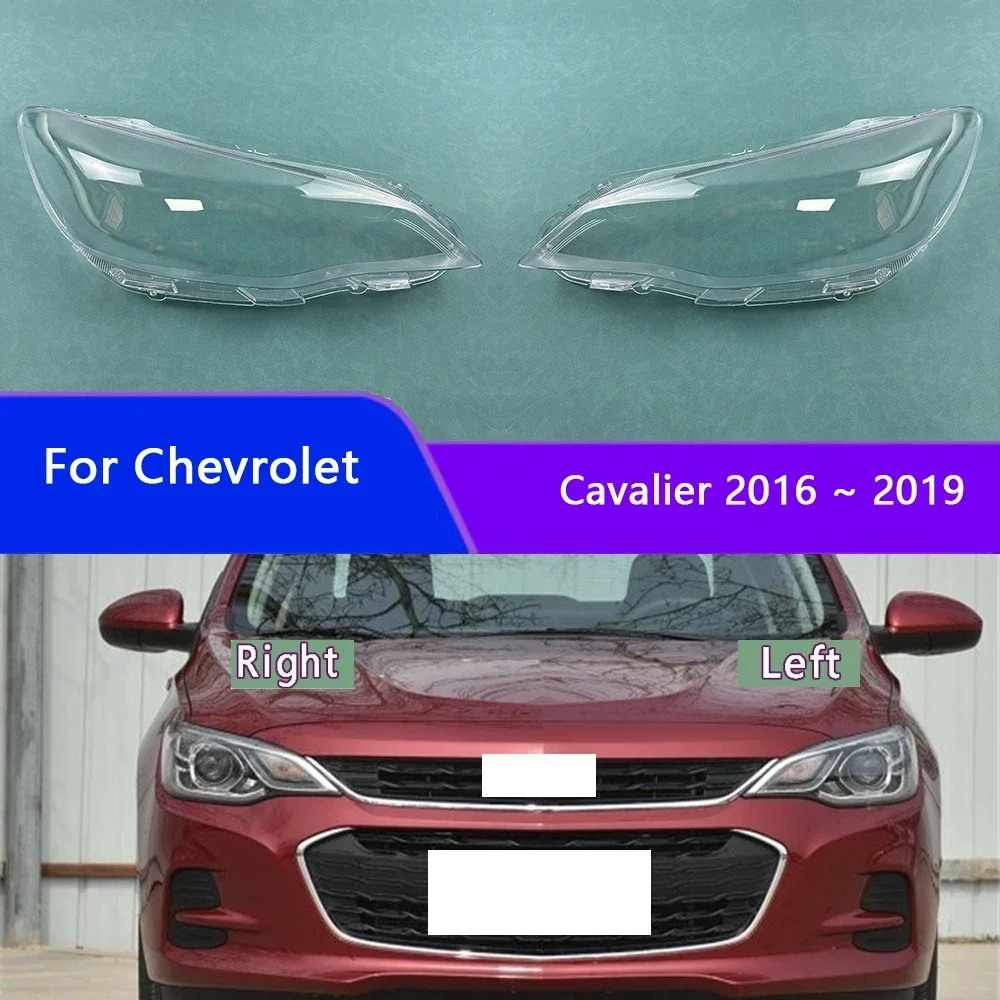 

For Chevrolet Cavalier 2016 2017 2018 2019 Headlamp Cover Headlight Shell Lens Plexiglass Replace Original Lampshade