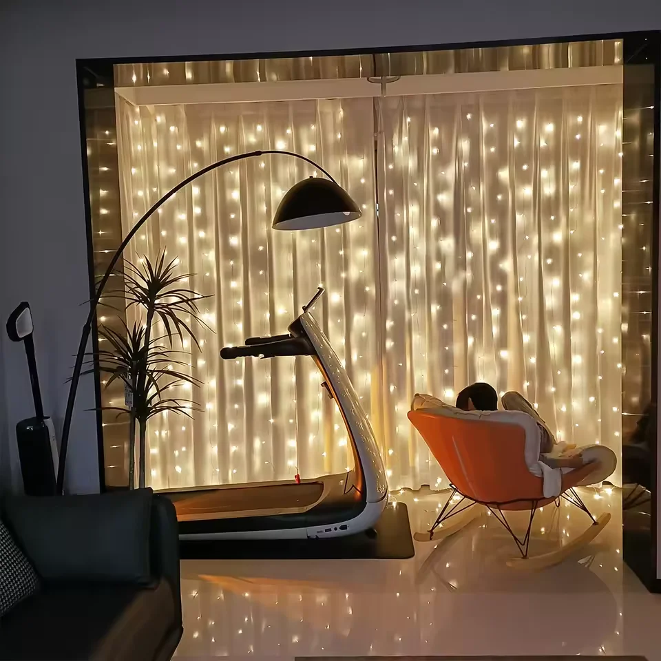 

Usb Powered Window Led Curtain String Lights 8 Modes Light Fairy For Bedroom With Remote Control Party Wedding Decoration Gifts