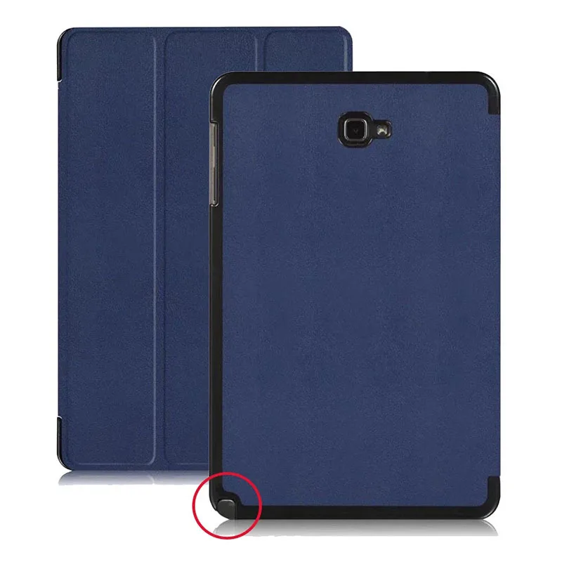 Funda para Galaxy Tab A6 10.1 con S Pen 2016 10.1" (Modelo SM-P580/P585), cubierta protectora ultrafina con función de reposo/activación automática