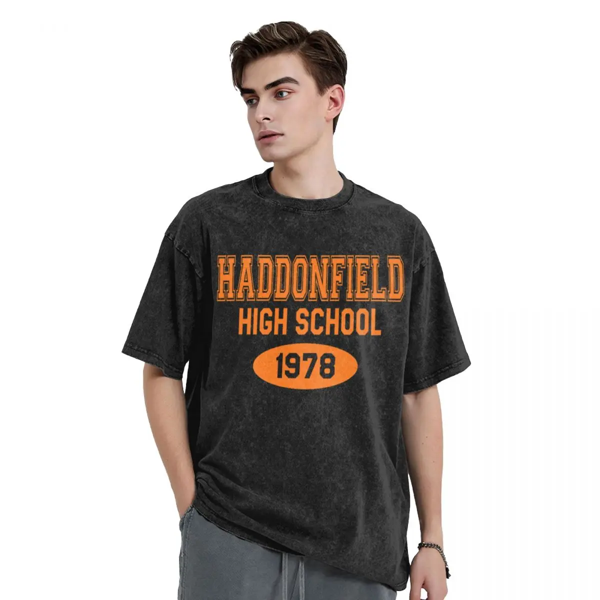 

Haddonfield High School 1978 T-Shirt anime tshirt customs design your own graphics mens clothes