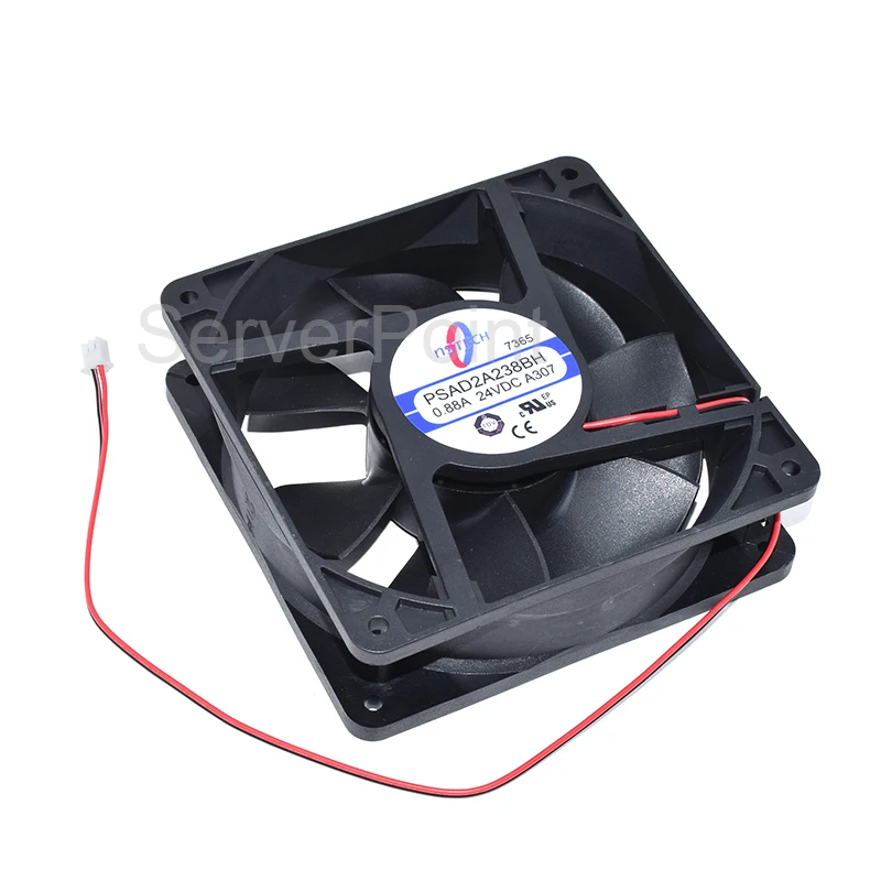 Genuine New PSAD2A238BH DC24V 0.88A 2-Pin 12cm Square Cooling  Fan