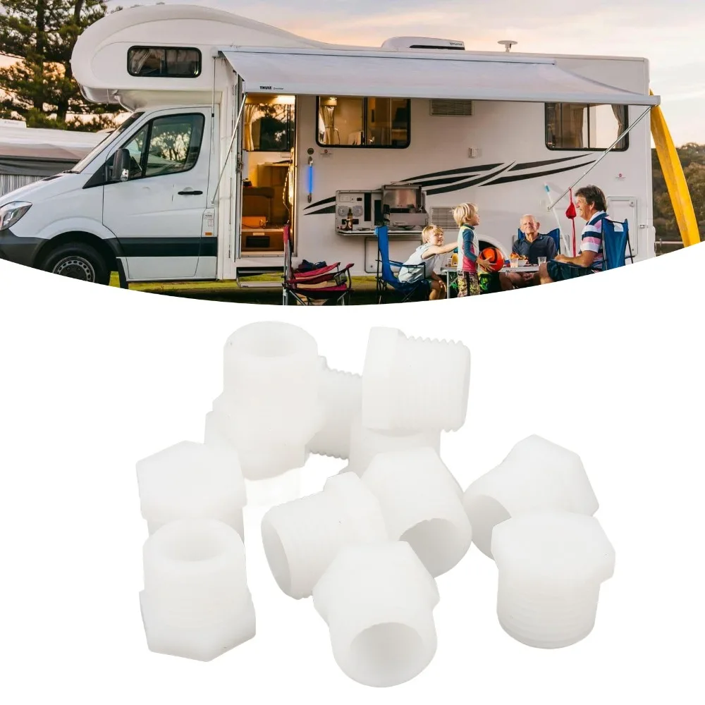 

12 шт. заглушек для слива воды из водонагревателя для автодомов, 1 дюйм, белые, для обслуживания водонагревателей в кемперах