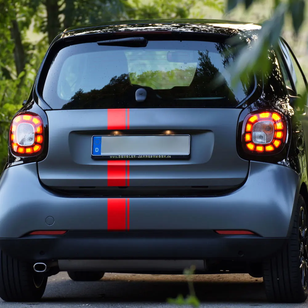 Pegatinas de coche para Mercedes Benz Smart Forease Fortwo Fourjoy Forspeed, gráficos, rayas, estilo, calcomanías de vinilo, accesorios de sintonización automática