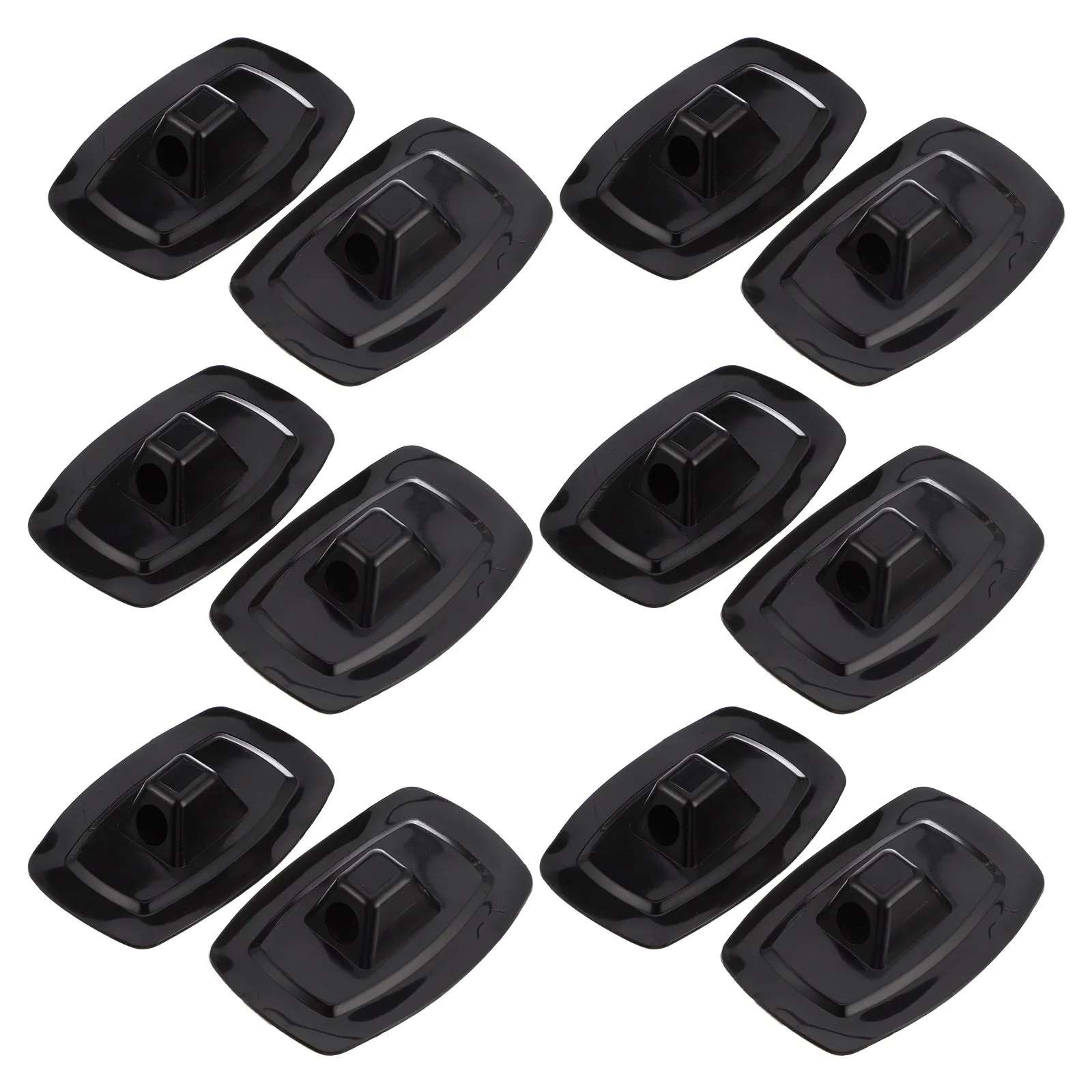 10Pcs Kayak Fixed Buckle Plastic Motor Bracket Heavy Duty Boat Rope Buckle Weather Resistant Seat Outboard Hook