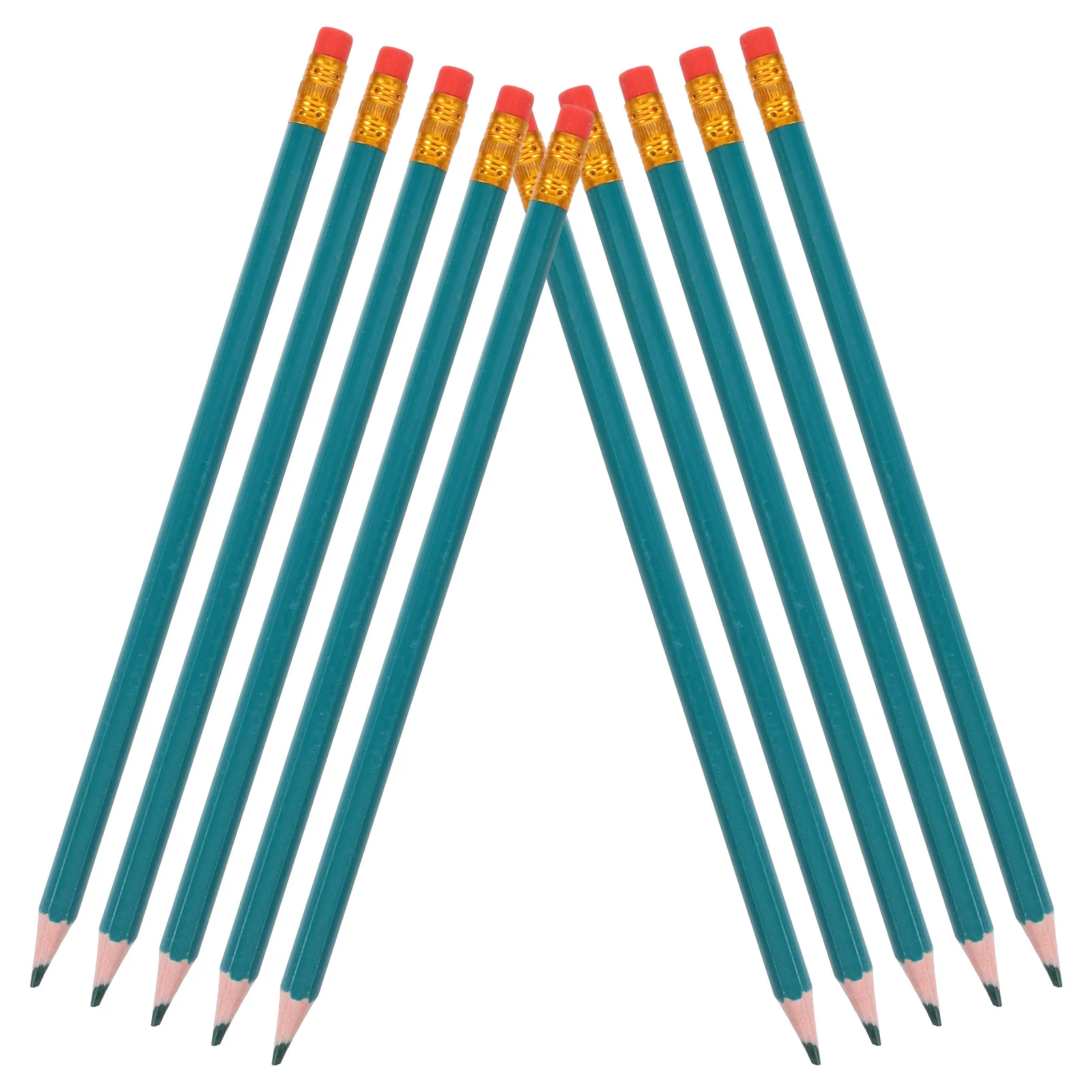 

12 Pcs Colored Pencils Kids Sharpened Erasable Giant Large Wooden Carpenter Green Correcting Kindergarten Work