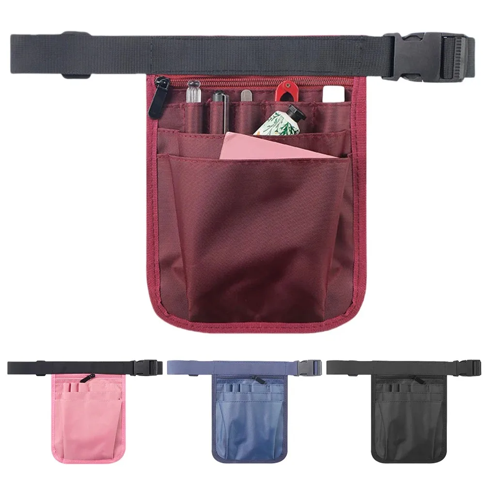 1-2PCS Nurse Tool Storage Bag Hairstylist Technician Portable Tool Storage Waist Bag Portable Multifunctional Nurse Waist Bag
