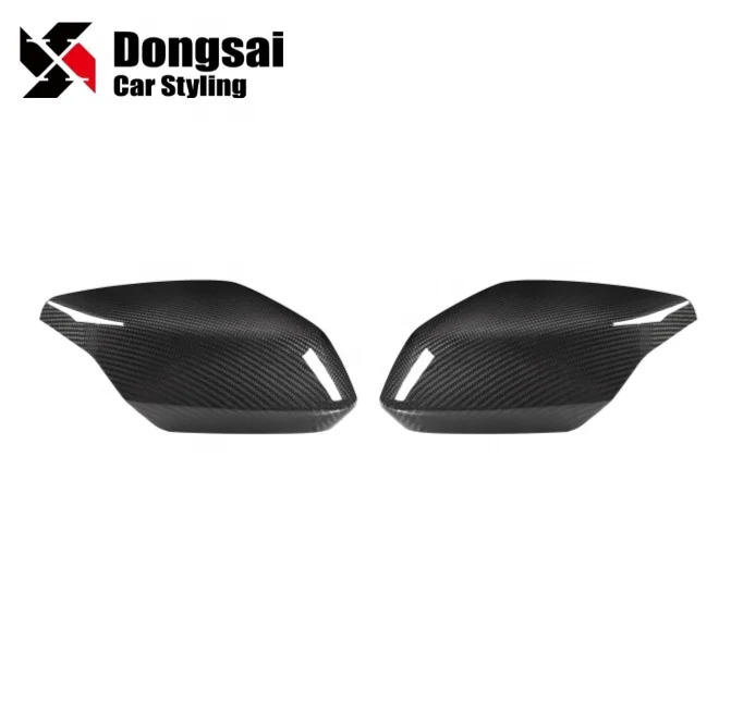 For Chevrolet Corvette C8 Dry Carbon Side Mirror Cover Caps  Sport Style 2020+