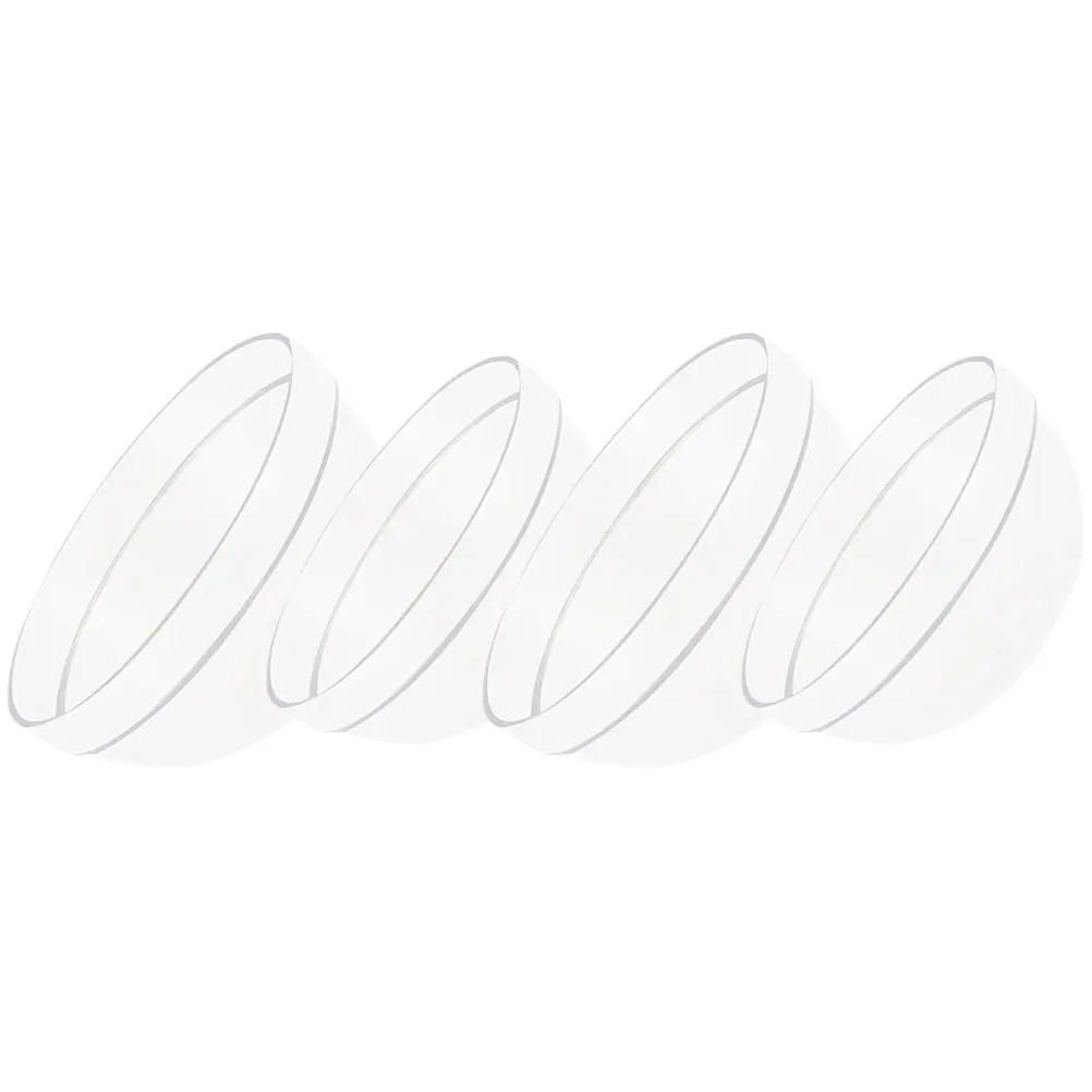 Tazón de comida reutilizable transparente de plástico para ensalada, 4 Uds., para cocina, cereales, fruta, fideos de arroz, tazón para servir, accesorio para comida del hogar
