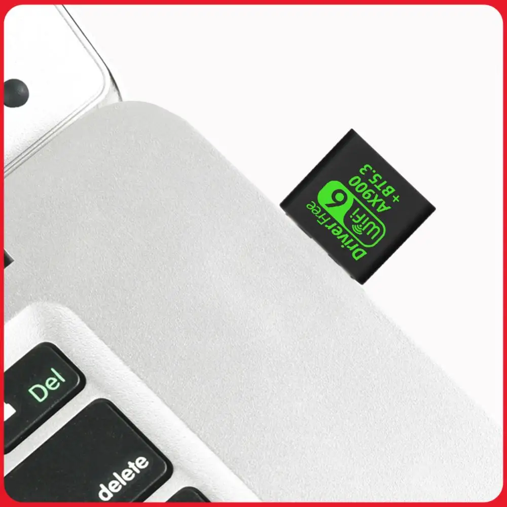 

USB WiFi 6 Bluetooth-Compatible 5.3 Adapter 2in1 Dongle Dual Band 2.4/5.8GHz USB WiFi Adapter Wireless Network External Receiver