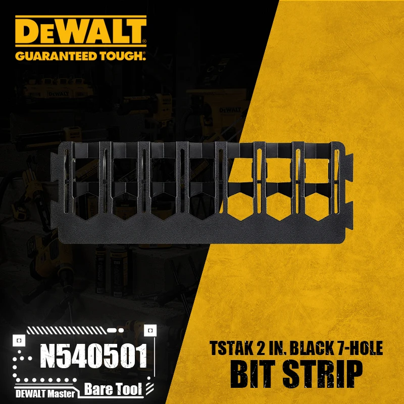 DEWALT-barra divisora para accesorios de carcasa resistente, tira de broca, N645345, N525577, N540501