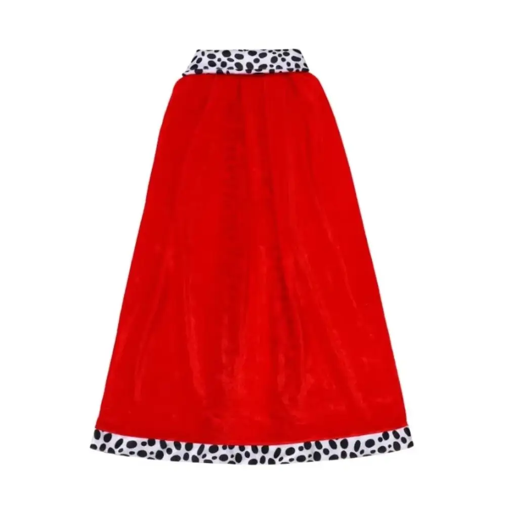 80/90/130/150 سنتيمتر هالوين الملك عباءة حفلة تأثيري فستان مُصمم حسب الطلب الكبار الاطفال الأمير رداء شال الأحمر المخملية