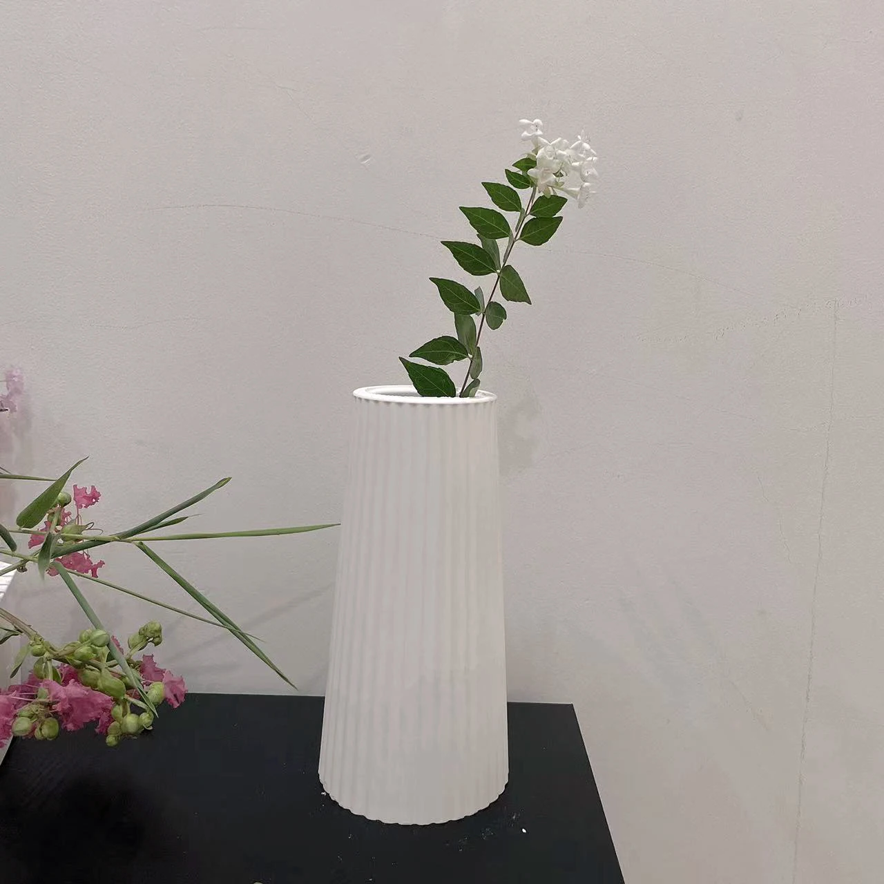 Flower Vase Gypsum Molds Epoxy Resin Flowerpot Silicone Molds Dried Flowers Decoratione Vase Concrete Mould DIY Home Clay Crafts