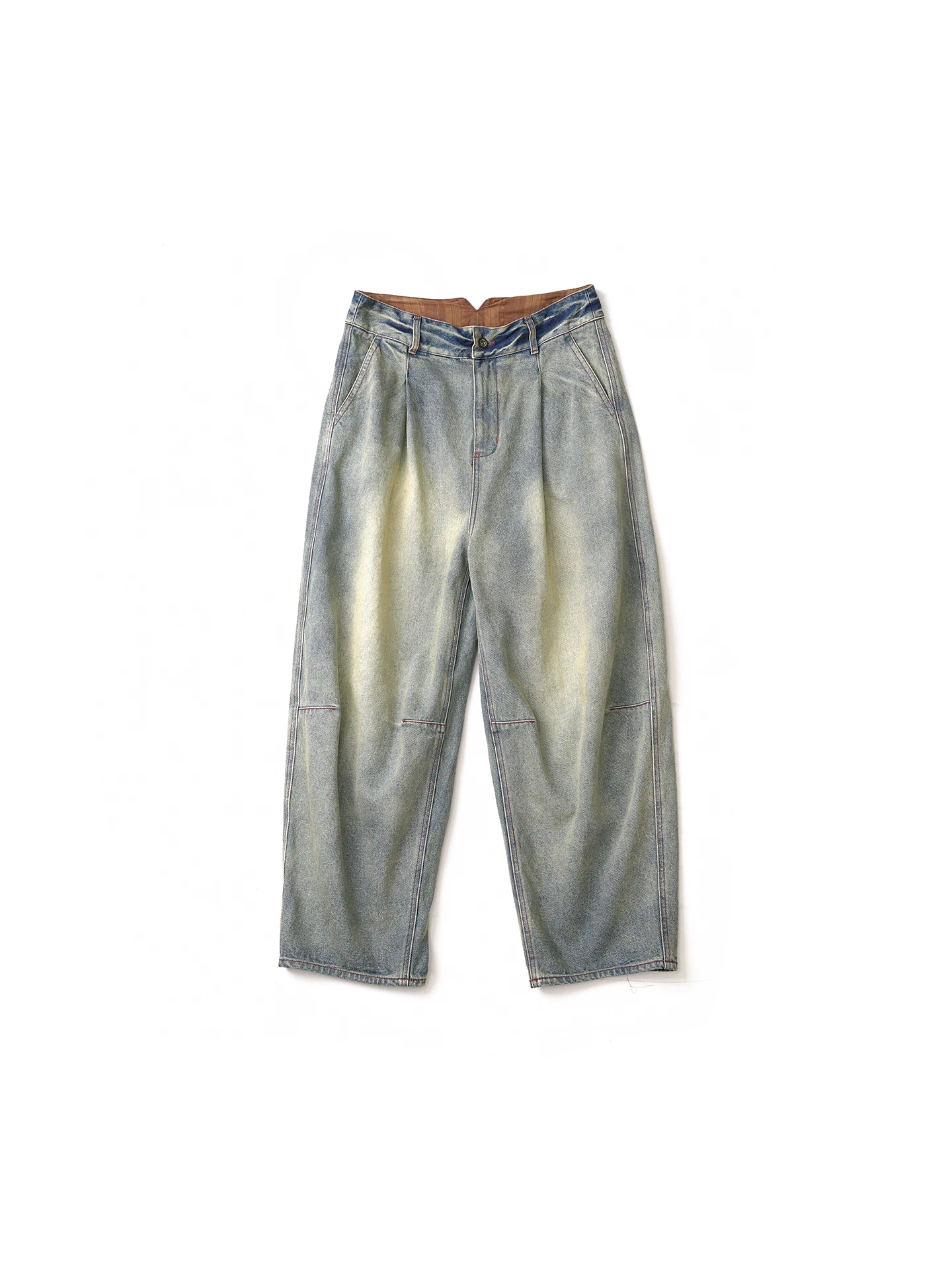 

Джинсы Left Bank Scenic из хлопкового денима, повседневные, прямого кроя, в винтажном стиле, весенние, для отдыха, с высокой талией, на пуговицах