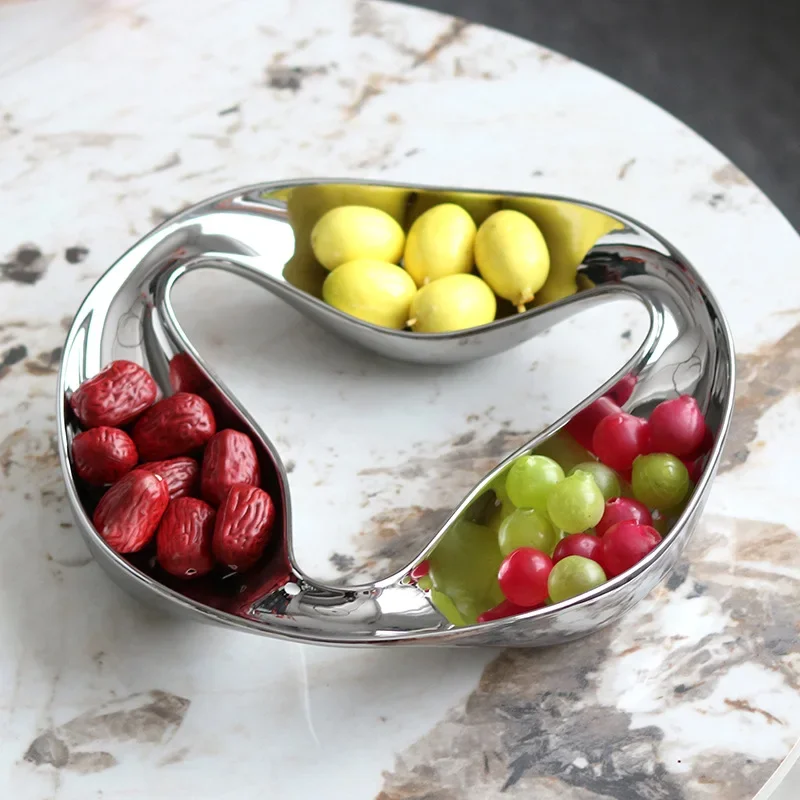 Art dried fruit plate irregular fruit candy fruit snack  hotelplate creative model room exhibition hall decoration