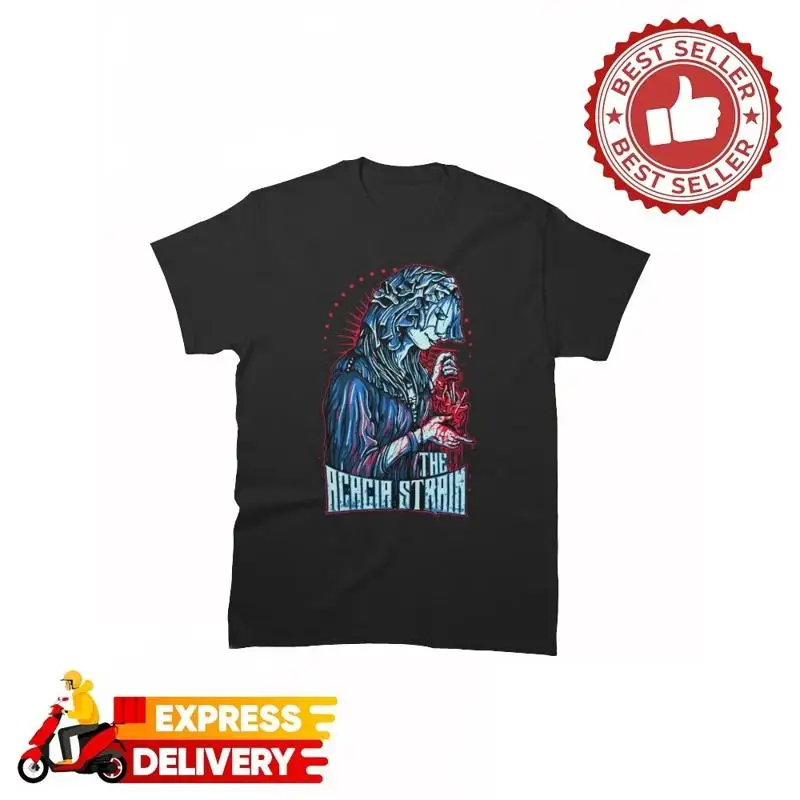 The Acacia Strain Jonestown Gothic Skull Graphic T-Shirt