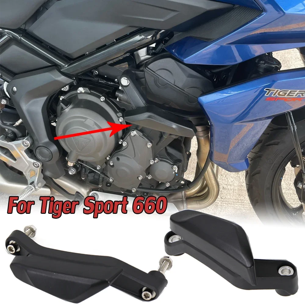 For Triumph Tiger Sport 660 Engine Guard Cover Crash Pad Protector Falling Protection Frame Slider Fairing Motorbike Accessories