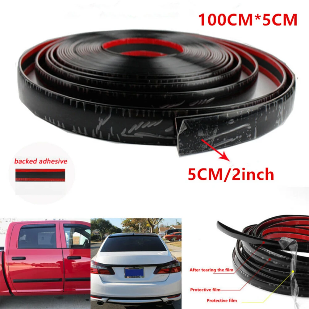 

Черная полоса для предотвращения столкновений, украшение для двери автомобиля, молдинговые детали, защита внедорожников, боковая мягкая отделка задней двери из ПВХ, грузовики