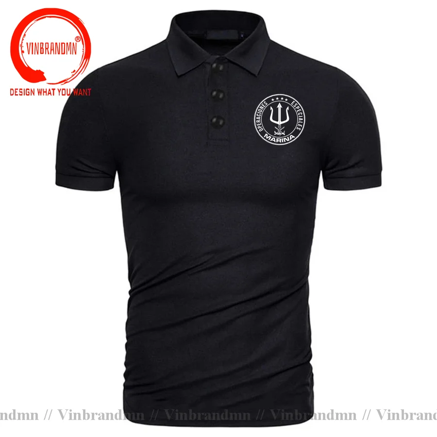 Classic Mexician Marines Polo Shirts Military Army Mexico Marina Special Operations Forces Operaciones Especiales Shirt