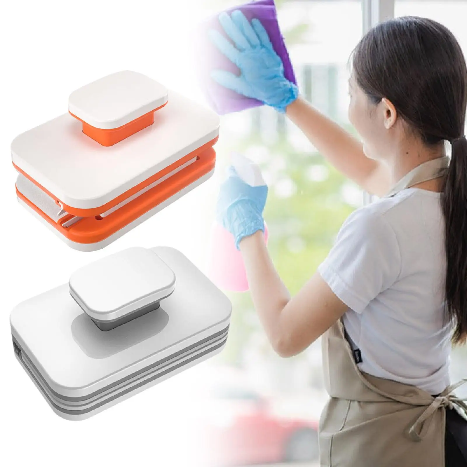 منظف النوافذ المغناطيسي ممسحة زجاجية متعددة الأغراض لفندق متجر الحمام