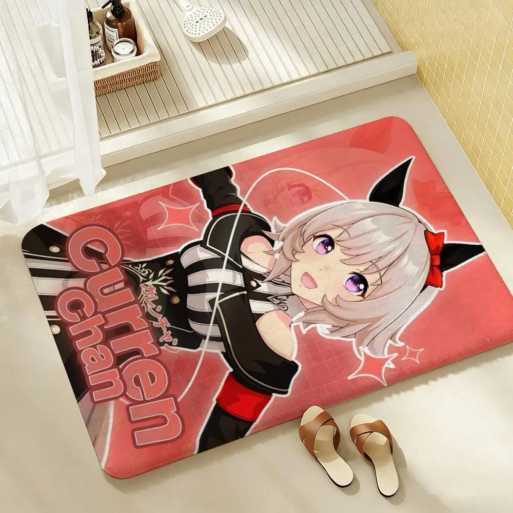 Curren Chan  Shower Room Absorbent Small Floor Mat Soft Comfortable Decorative Foot Mat