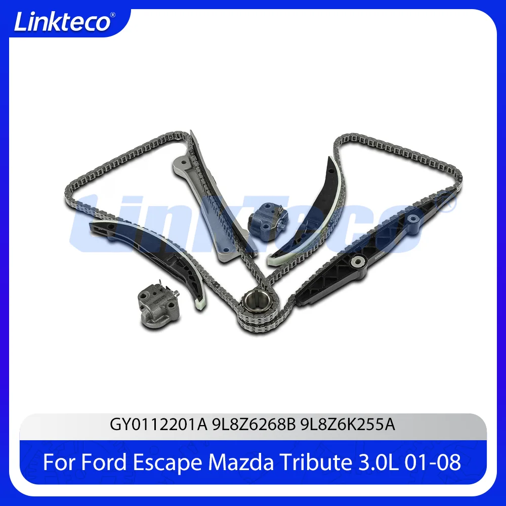 

Engine Parts Timing Chain Kit Fit 2.5 3.0 L V6 For 01-09 Ford Escape Lincoln Mazda MPV Tribute Mercury Mariner 1S7Z-6306-CA