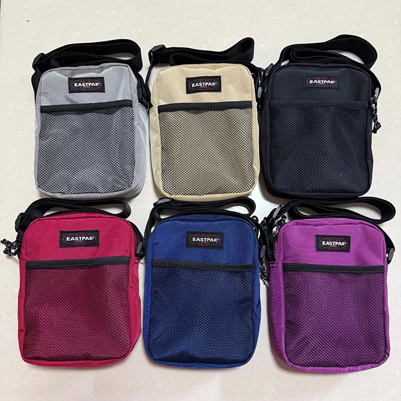 Bolso Cruzado Informal para Hombre EASTPAK, Bolso Cuadrado Pequeño, Nuevo Estilo 2025, Material de Nailon, Color Puro, Combinación Diaria, Ultraligero