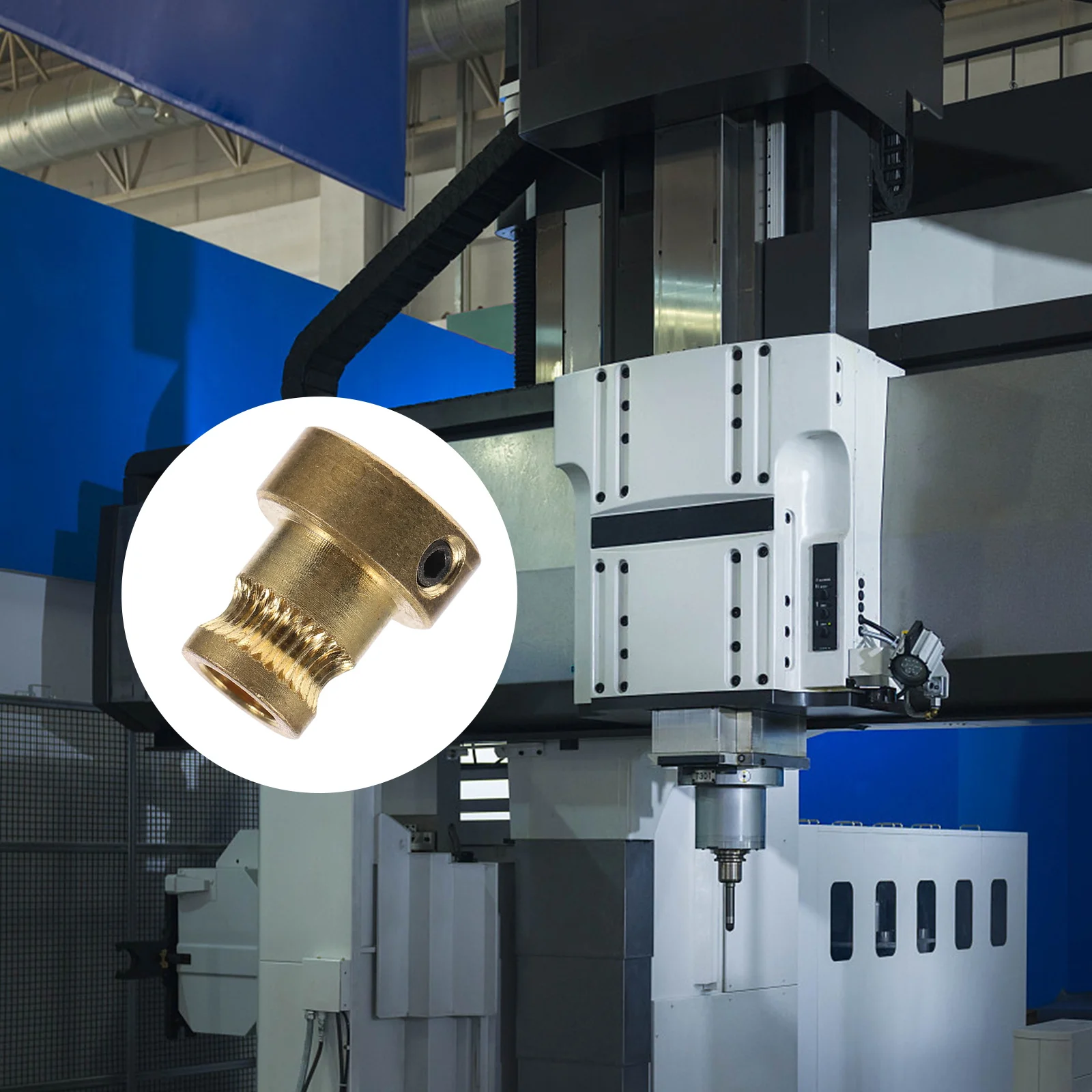 

4 Pcs 3D Printer Extruder Wheel Feed Gear Brass Feeding Drive Smooth Operation High Quality Printer Parts Accessories