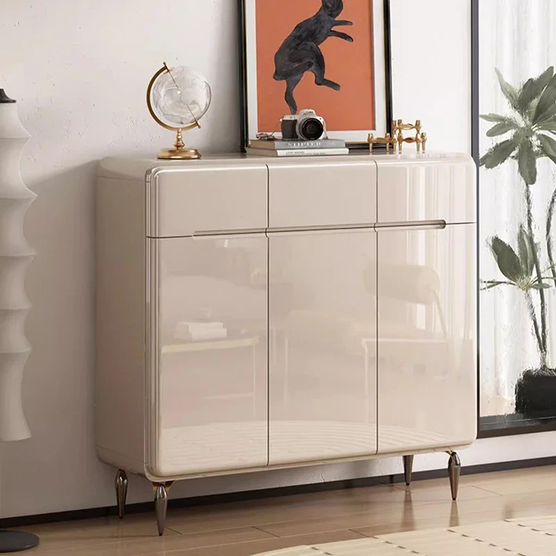 خزائن الأحذية الضيقة الشمال عرض الحد الأدنى في الهواء الطلق تخزين رف الأحذية غرفة المعيشة الحديثة Gabinetes De Sapatos قاعة الأثاث