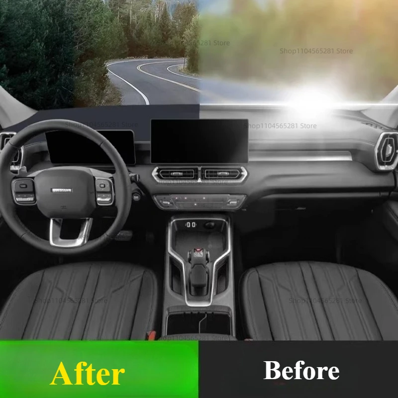 For haval h5 2023 2024 Accessories Car Central Control Instrument Panel With Sunshade Sun Proof Anti Reflective Anti Light Mat
