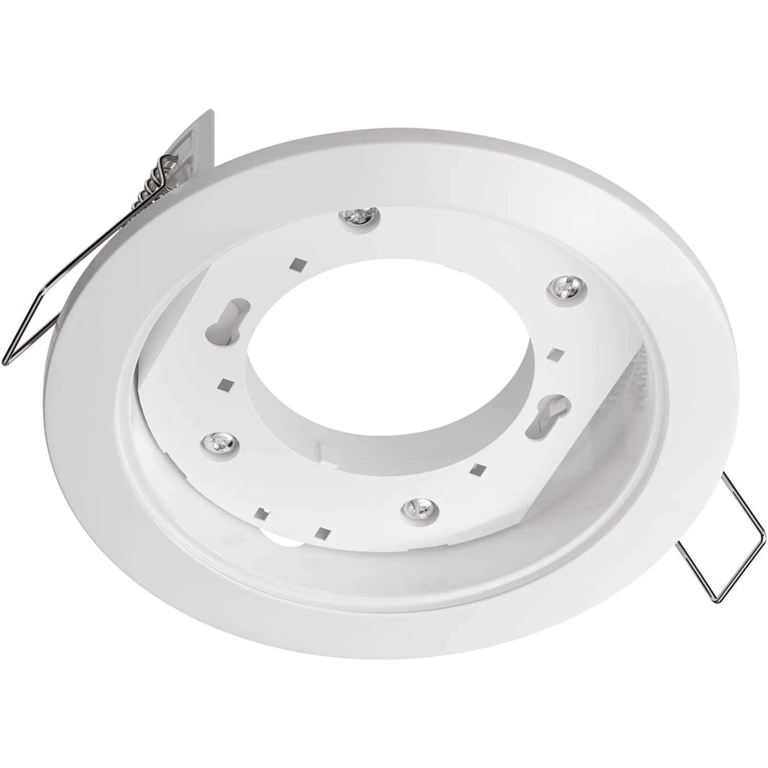 JOYINLED 1/2/4/6/8/10pc GX53 Light Source Bracket Lamp Holder Socket Recessed White Fixture Accessory High Temperature Resistant