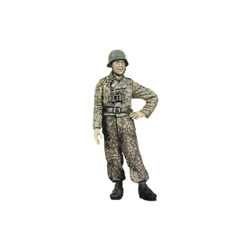 Figurine de Soldat de la Seconde Guerre Mondiale, Modèle Blanc en Résine GK1/35