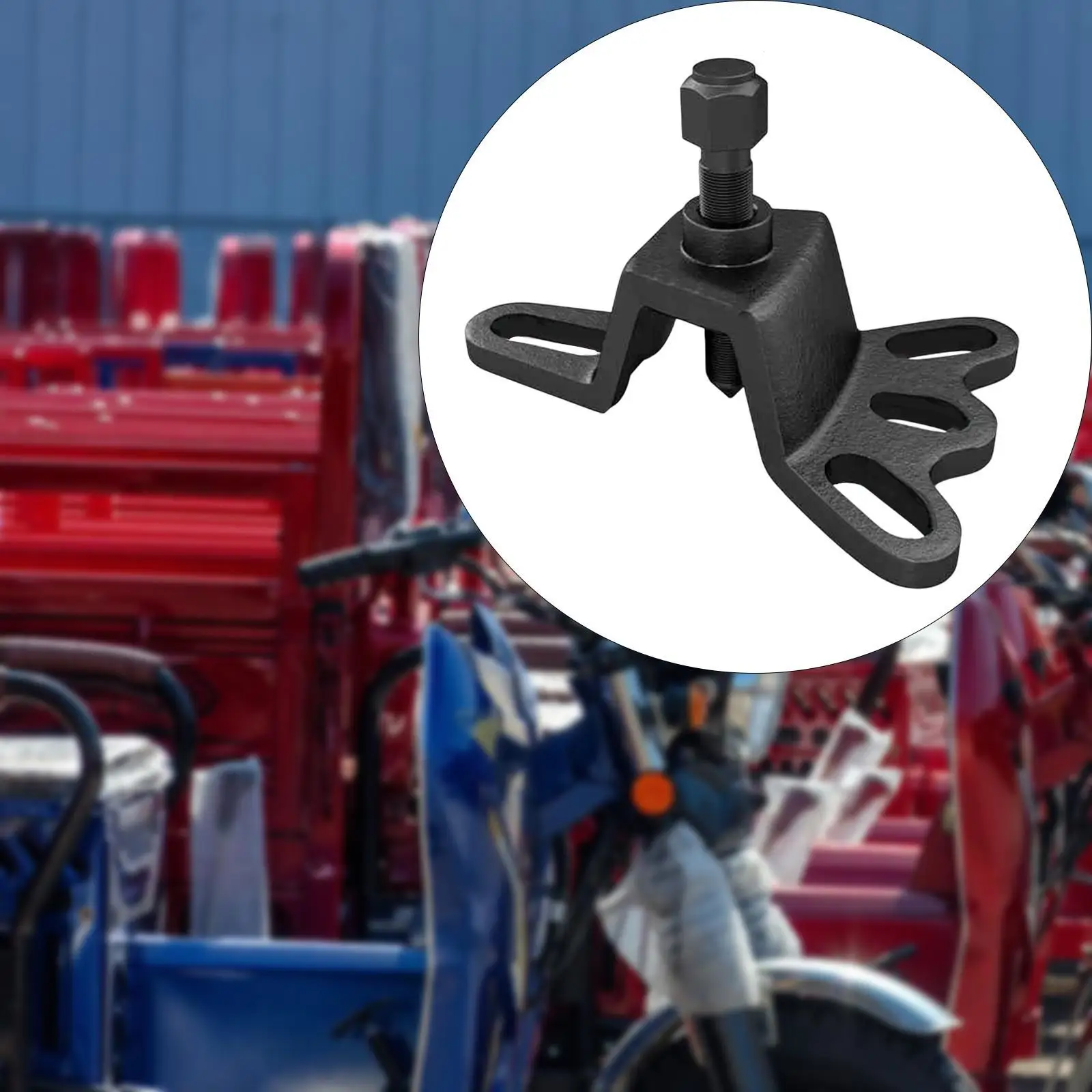 

Tricycle Brake Drum Removal Tool Sturdy Maintenance 4 Hole Wheel Hub Puller