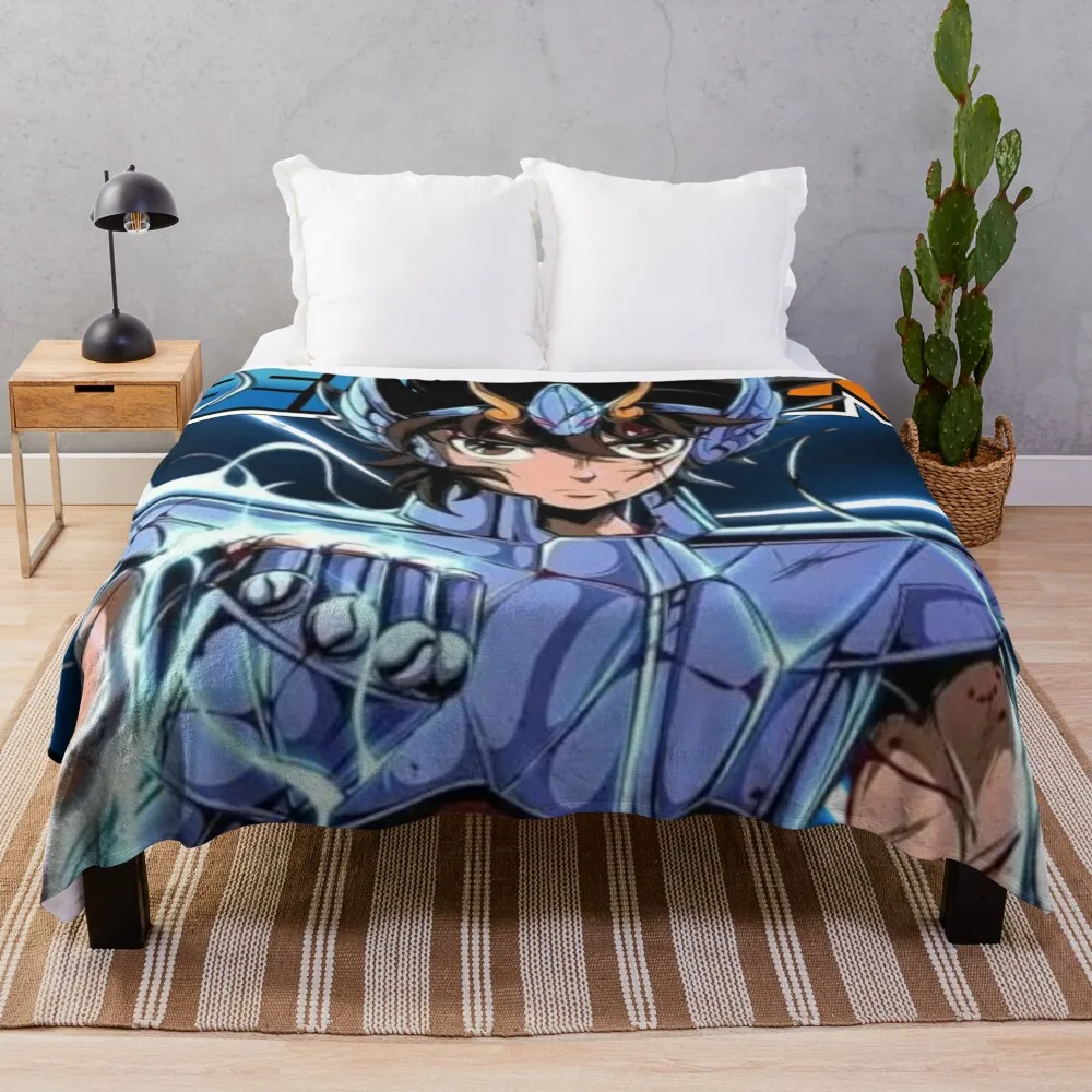 

SAINT SEIYA CHEVALIERS DU ZODIAQUE Throw Blanket warm for winter Cute Plaid Blankets